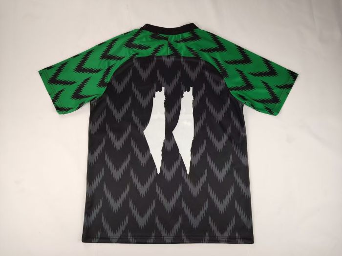 Fan Version 2024 Palestine Black/Green Soccer Jersey FC Palestina Football Shirt