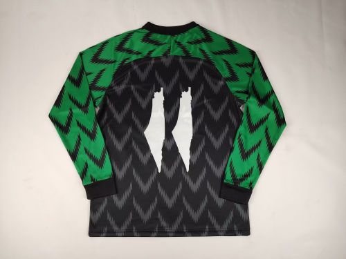 Long Sleeve 2024 Palestine Black/Green Soccer Jersey FC Palestina Football Shirt