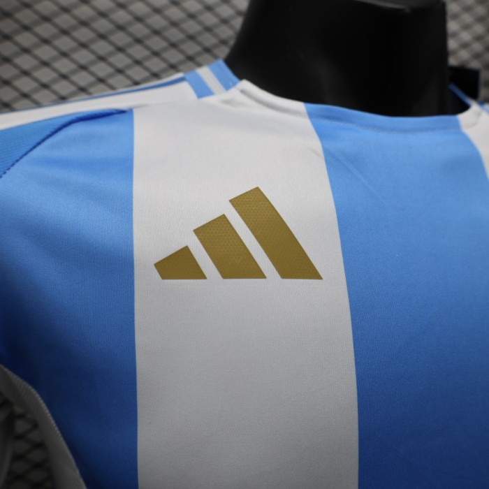Player Version Argentina 2024 Home Soccer Jersey Camisetas de Futbol