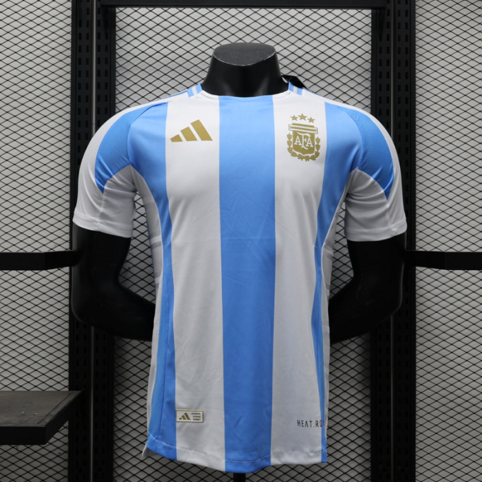 Player Version Argentina 2024 Home Soccer Jersey Camisetas de Futbol