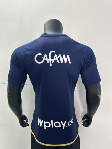 Player Version 2024-2025 Millonarios Home Soccer Jersey Football Shirt