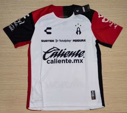 Fan Version 2024-2025 Club Atlas Away White Soccer Jersey Football Shirt