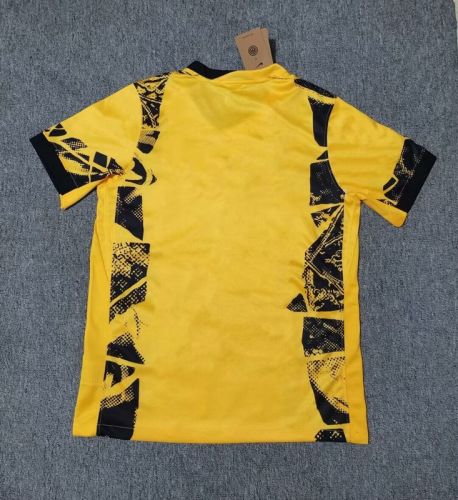 without Sponor Logo Fan Version 2024-2025 Inter Milan Third Away Yellow Soccer Jersey Football Shirt