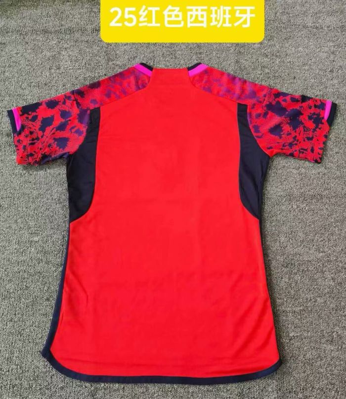 Fan Version Spain 2024 Red Special Edition Soccer Jersey España Camisetas de Futbol