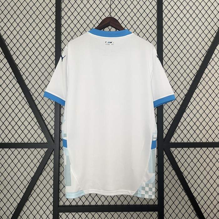 Fan Version 2024-2025 Olympique de Marseille Home Soccer Jersey Football Shirt