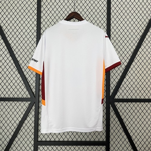Fan Version 2024-2025 Galatasaray Away White Soccer Jersey Football Shirt