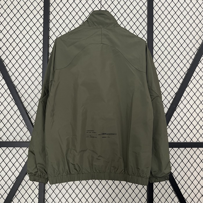 2024 Jordan Green Soccer Hoodie Football Windbreaker Jacket