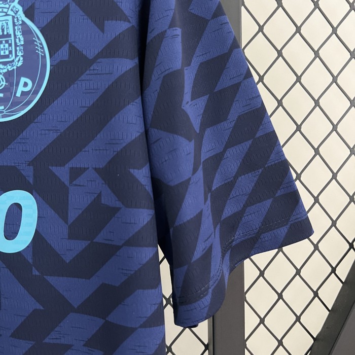 Fan Version 2024-2025 Porto Third Away Dark Blue Soccer Jersey Football Shirt
