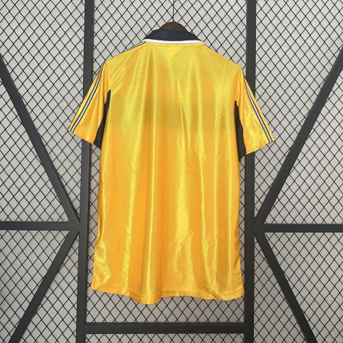 Retro Jersey 1999-2000 Deportivo La Coruna Away Yellow Soccer Jersey Vintage Football Shirt