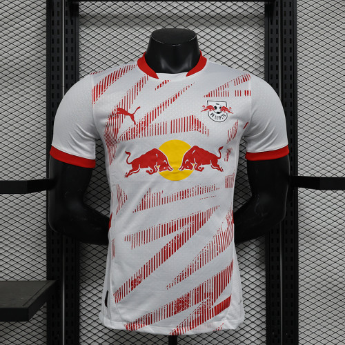 Player Version 2024-2025 RB Leipzig Home Soccer Jersey Football Shirt