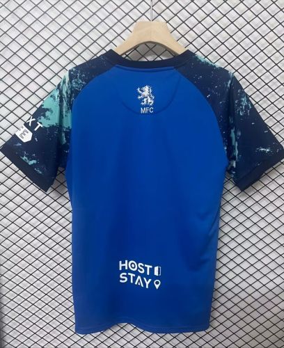 Fans Version 2024-2025 Middlesbrough Third Away Blue Soccer Jersey Football Shirt