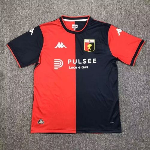 Fan Version 2024-2025 Genoa Home Soccer Jersey Maillot de Foot
