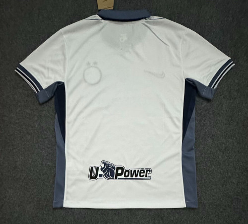 with Scudetto Patch+Sponor Logo Fan Version 2024-2025 Inter Milan Away White Soccer Jersey Football Shirt