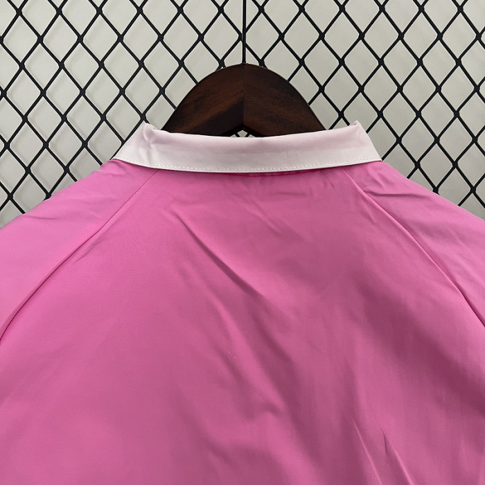 2024 Germany Purple/White Trench Coat Soccer Reversible Windbreaker Jacket Football Jacket