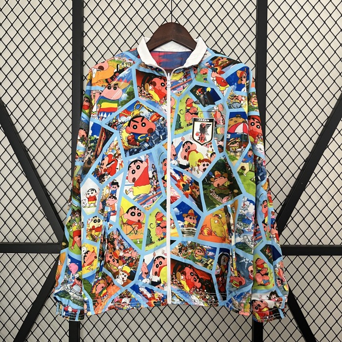 2024 Japan Comic Version Trench Coat Soccer Reversible Windbreaker Jacket