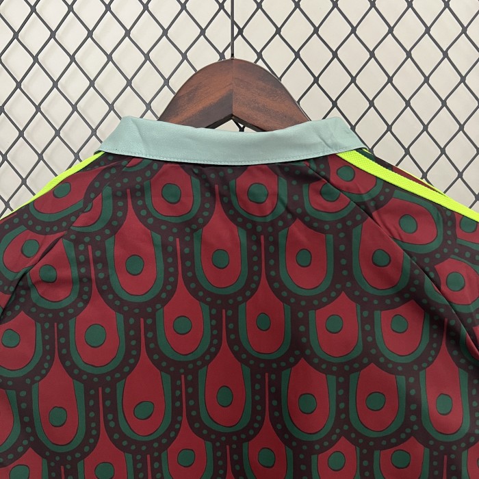 2024 Mexico Trench Coat Soccer Reversible Windbreaker Jacket