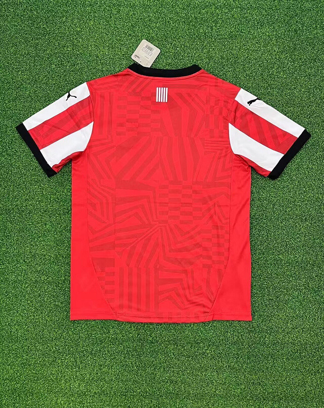 Fan Version 2024-2025 Southampton Home Soccer Jersey Football Shirt
