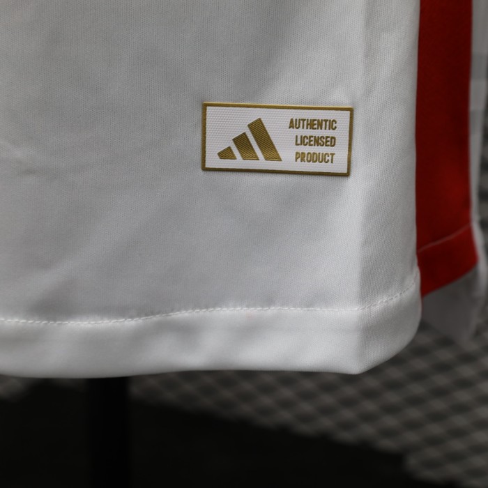Long Sleeve Player Version Japan 2024 Y-3 Away White Soccer Jersey Football Shirt
