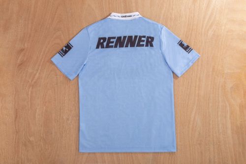 Retro Jersey 1995-1996 Gremio Third Away Blue Soccer Jersey Vintage Football Shirt