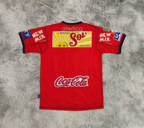 Retro Shirt 2002-2003 Chivas Away Red Vintage Soccer Jersey Football Shirt