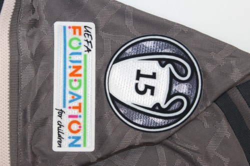 with HP+UCL 15 Cup Patch Fan Version 2024-2025 Real Madrid Third Away Soccer Jersey Real Football Shirt