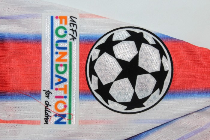 with UCL Patch Fan Version 2024-2025 Atletico Madrid Home Soccer Jersey Football Shirt