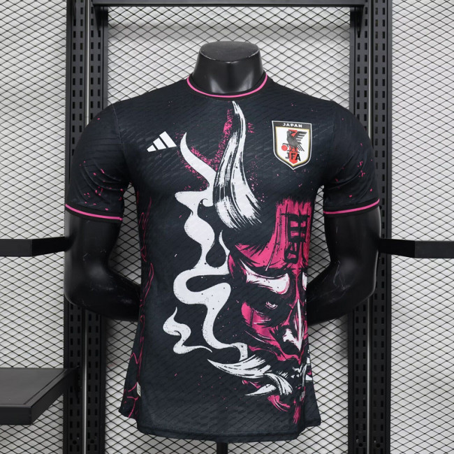 Player Version Japan 2024 Black/Pink Dragon Soccer Jersey Football Shirt