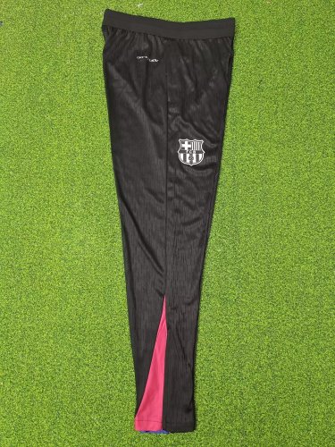 2024-2025 Player Version Barcelona Black Soccer Long Pants