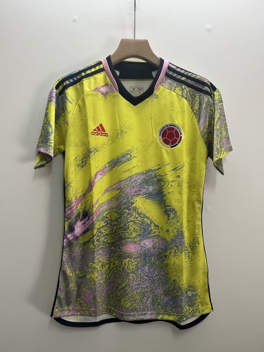 Fan Version Colombia 2024 Yellow Special Edition Soccer Jersey Camisetas de Futbol
