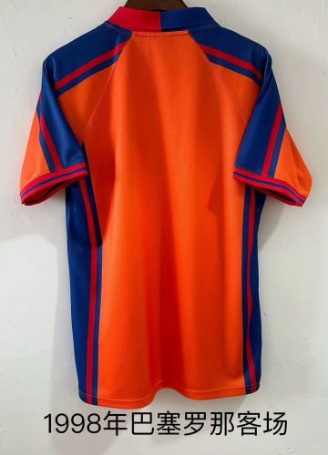 Retro Jersey 1997-1998 Barcelona Away Soccer Jersey Vintage Football Shirt