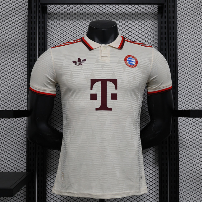 Player Version 2024-2025 Bayern Munich Third Away Soccer Jersey Bayern Munchen Football Shirt