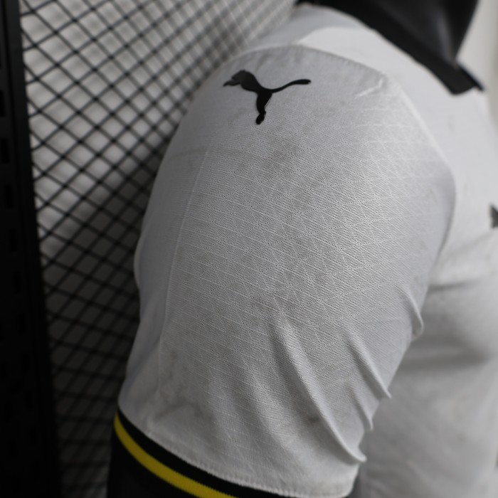 Player Version 2024-2025 Borussia Dortmund Third Away White Soccer Jersey Vintage BVB Football Shirt