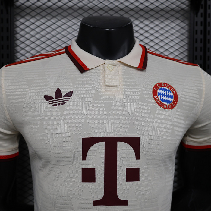Player Version 2024-2025 Bayern Munich Third Away Soccer Jersey Bayern Munchen Football Shirt