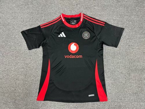 Fan Version 2024-2025 Orlando Pirates Home Soccer Jersey