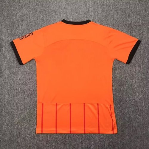 Fan Version Eintracht Frankfurt 2024-2025 Third Away Orange Football Shirt Soccer Jersey