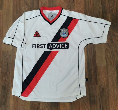 Retro Jersey 2002-2003 Manchester City 34 Away White Soccer Jersey Vintage Man City Football Shirt