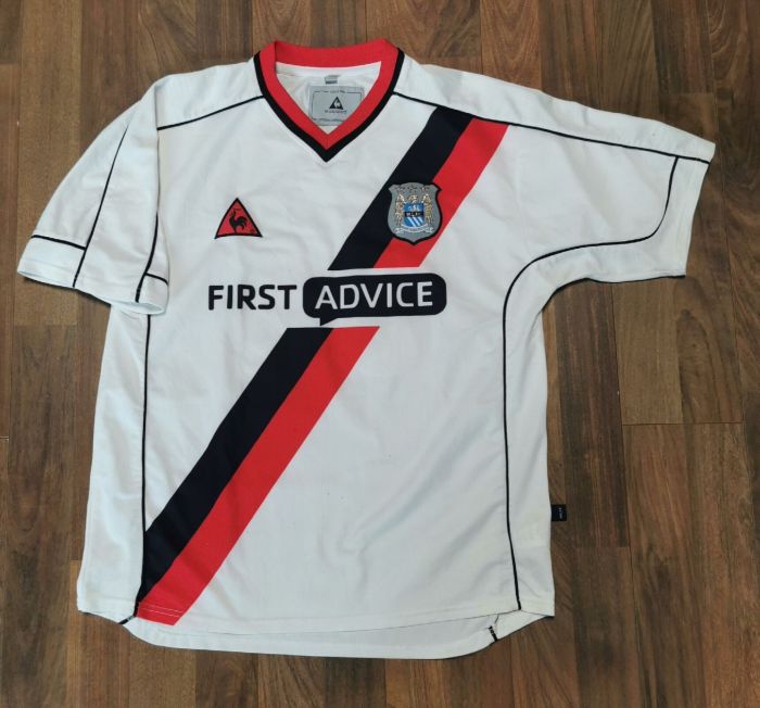 Retro Jersey 2002-2003 Manchester City 34 Away White Soccer Jersey Vintage Man City Football Shirt