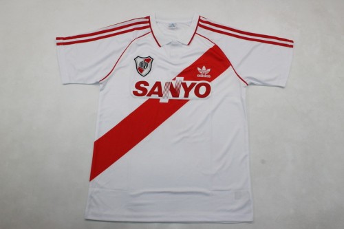 Retro Jersey 1992-1994 River Plate Home Soccer Jersey Vintage Football Shirt