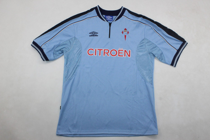 Retro Jersey 1999-2000 Celta de Vigo MOSTOVOI 10 Home Soccer Jersey Vintage Football Shirt