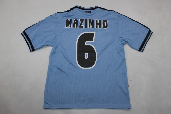 Retro Jersey 1999-2000 Celta de Vigo MAZINHO 6 Home Soccer Jersey Vintage Football Shirt