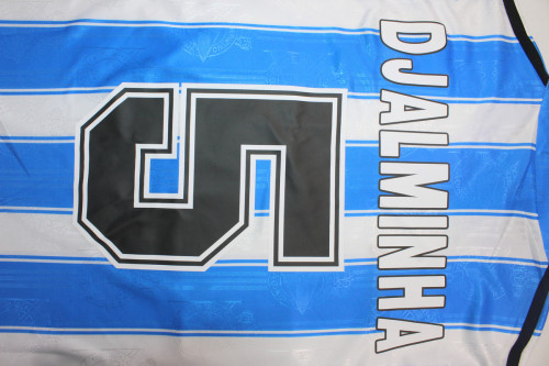 Retro Jersey 1997-1998 Deportivo La Coruna DJALMINHA 5 Home Soccer Jersey Vintage Football Shirt