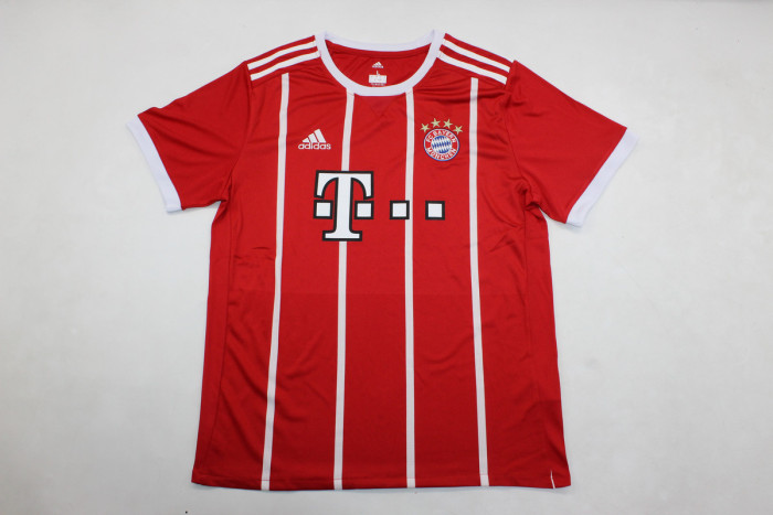 Retro Jersey 2017-2018 Bayern Munich THIAGO 6 Home Soccer Jersey Vintage Football Shirt