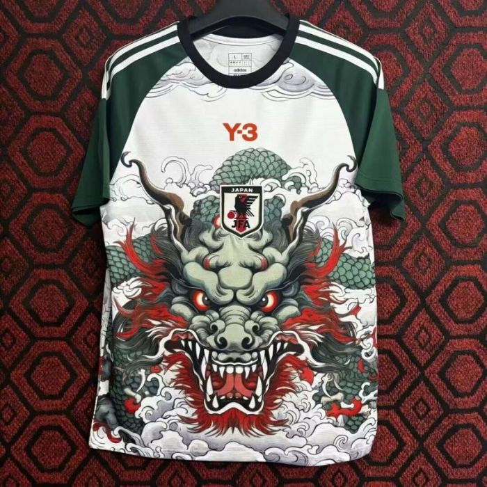 Fan Version Japan 2024 Green/White Dragon Version Soccer Jersey Football Shirt