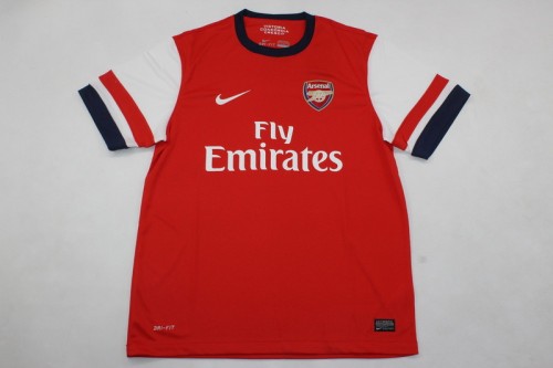 Retro Jersey 2012-2013 Arsenal Home Red Soccer Jersey Vintage Football Shirt