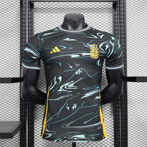 Player Version Argentina 2024 Black Special Edition Soccer Jersey Camisetas de Futbol