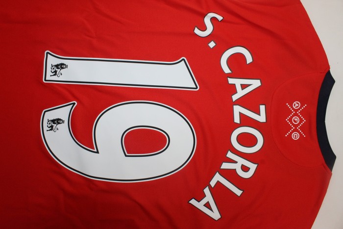 Retro Jersey 2012-2013 Arsenal S.CAZORLA 19 Home Red Soccer Jersey Vintage Football Shirt