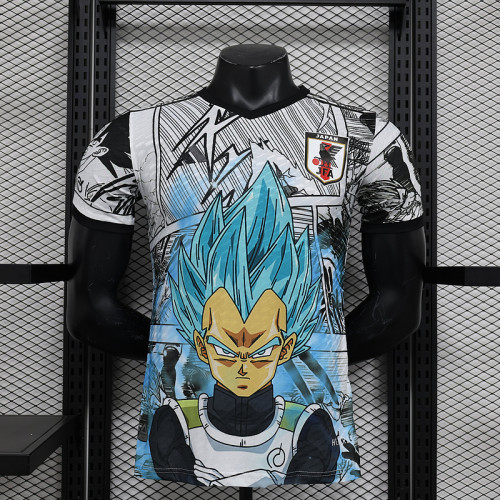 Player Version Japan 2024 Black/White/Blue Dragon Soccer Jersey Football Shirt