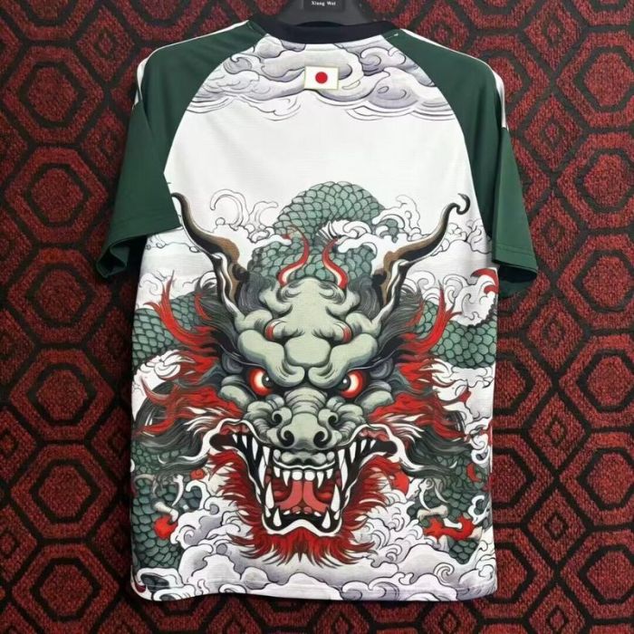 Fan Version Japan 2024 Green/White Dragon Version Soccer Jersey Football Shirt