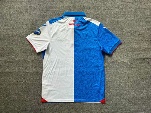 Fans Version 2024-2025 Blackburn Rovers Home Soccer Jersey Football Shirt