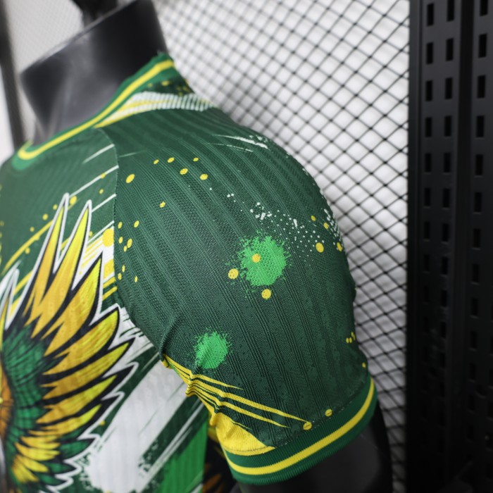 Player Version 2024 Brazil Green/Yellow Special Edition Soccer Jersey Brasil Football Shirt